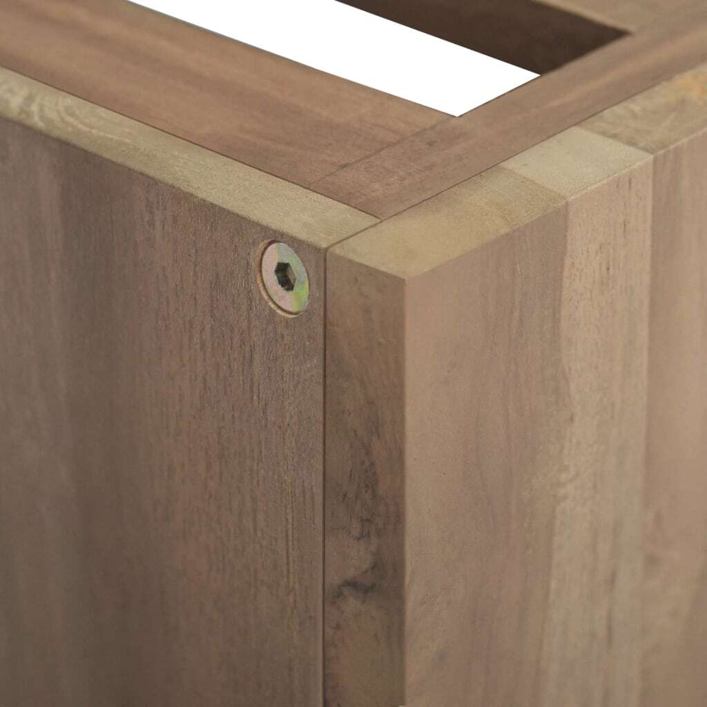 Wall-mounted Bathroom Cabinet Natural Teak Solid teak wood - Hillery's Products & Services