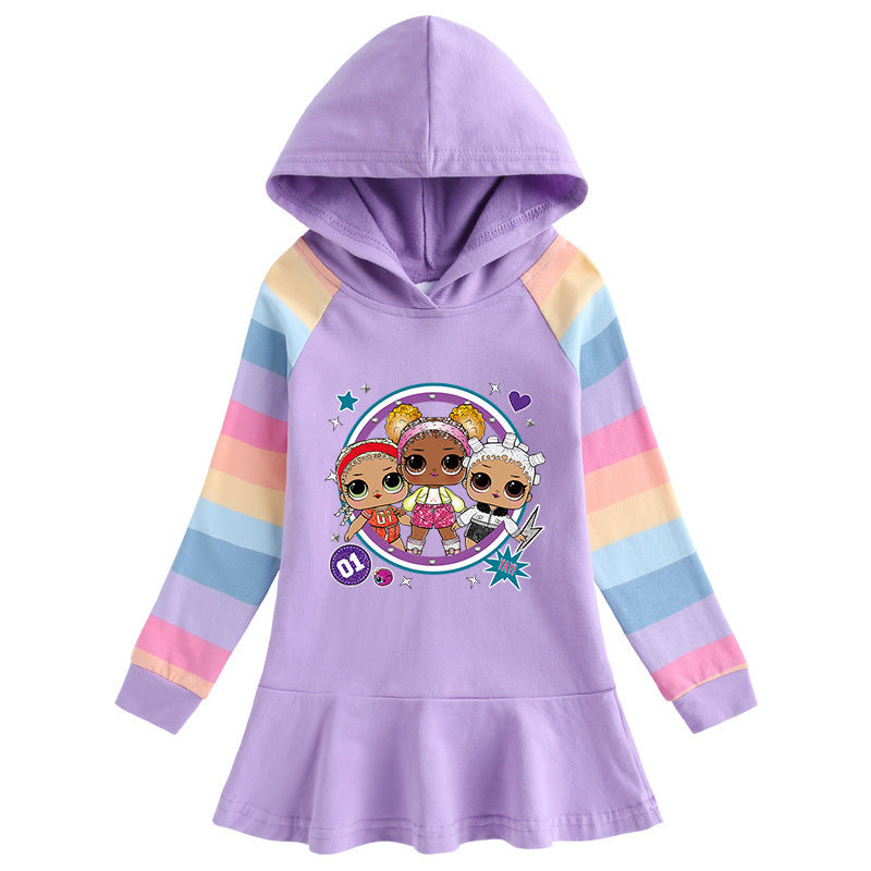 LOL Surprise Doll Children's Long Sleeve Skirt