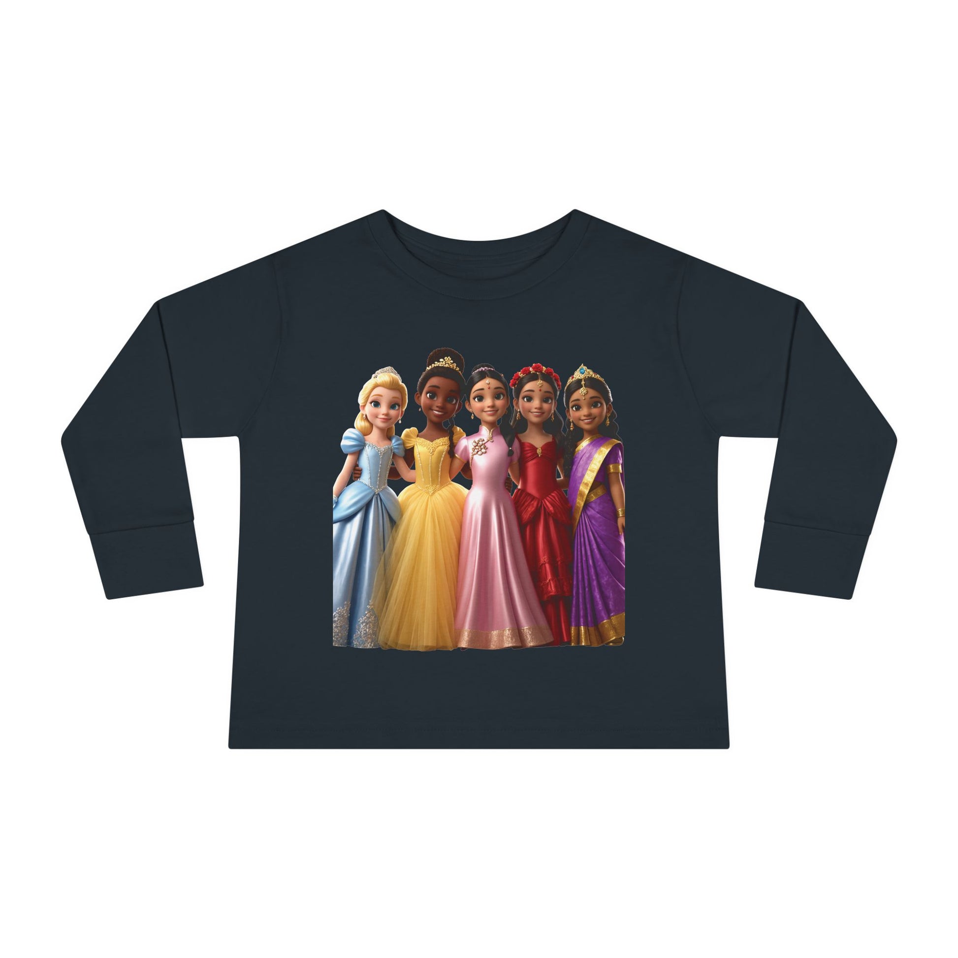 Girls Princess Toddler Long Sleeve Tee - Hillery's Products & Services