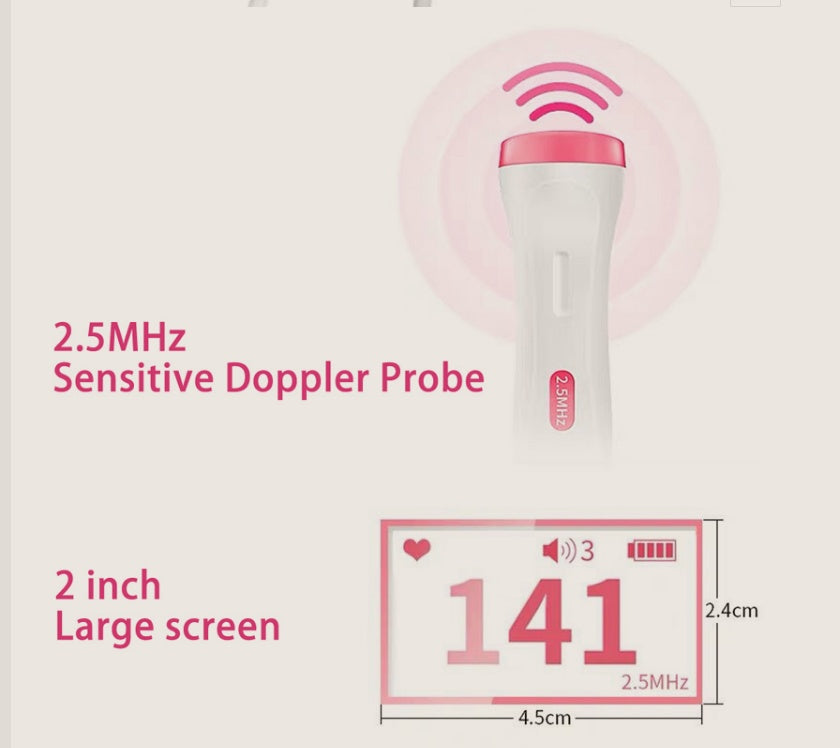 Fetal Heart Rate Monitor Home Pregnancy Baby - Hillery's Products & Services