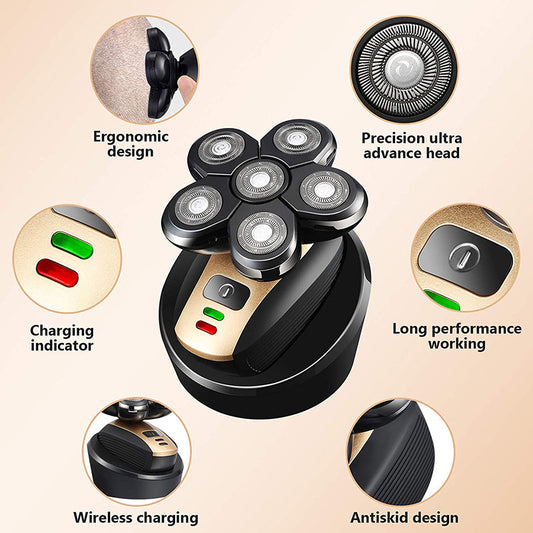Men 5 In 1 Multifunctional Electric Shaver 5 Blade Razor - Hillery's Products & Services