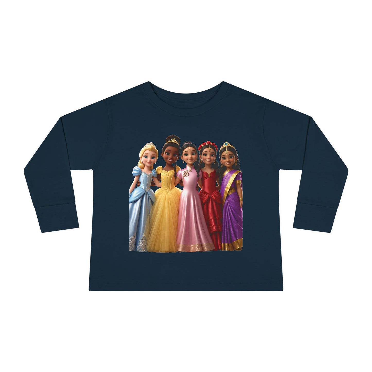 Girls Princess Toddler Long Sleeve Tee - Hillery's Products & Services