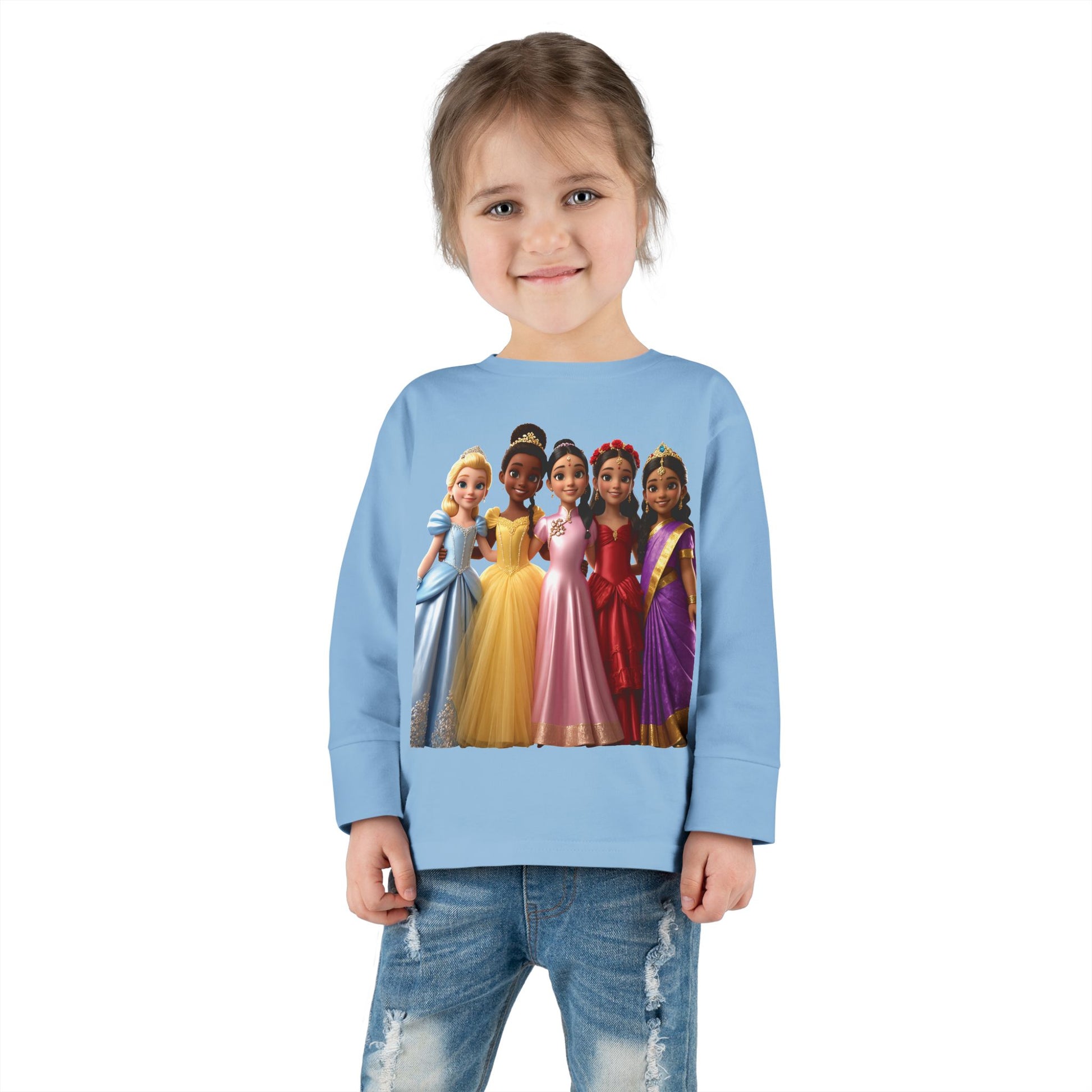 Girls Princess Toddler Long Sleeve Tee - Hillery's Products & Services