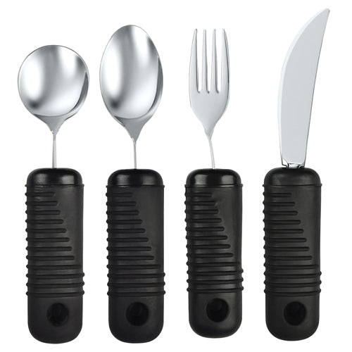 Make Eating Easier Big Grip Utensil Set  Blue Jay Brand - Hillery's Products & Services