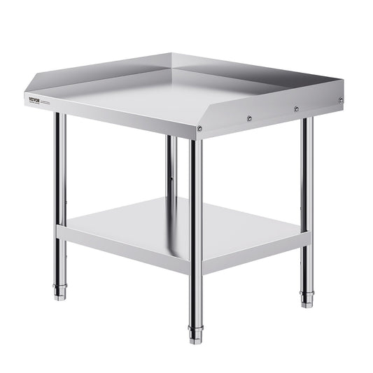 VEVOR Stainless Steel Work Table, 24 x 28 x 26 Inch Commercial Food Prep Worktable - Hillery's Products & Services