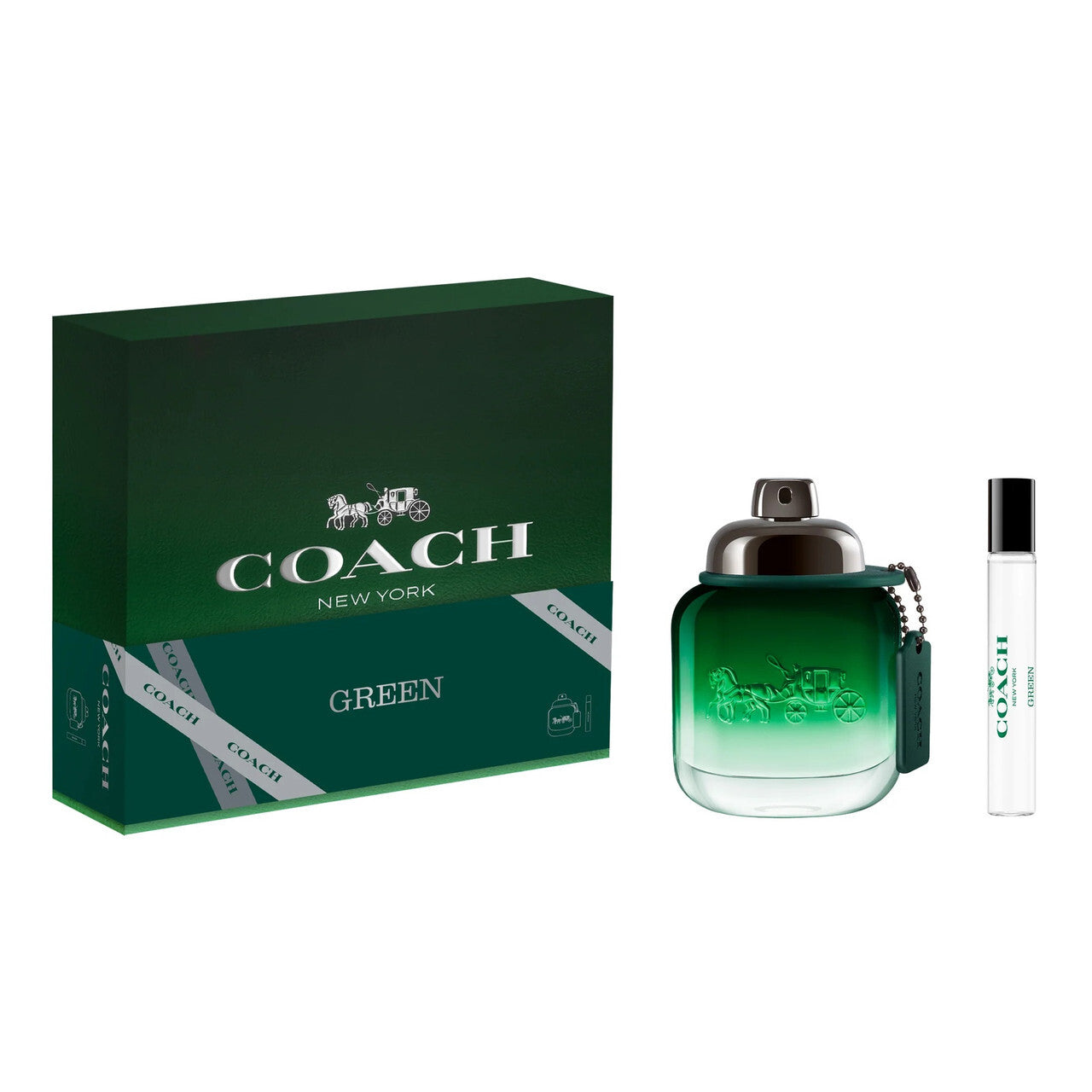 COACH GREEN 2 PCS SET FOR MEN: