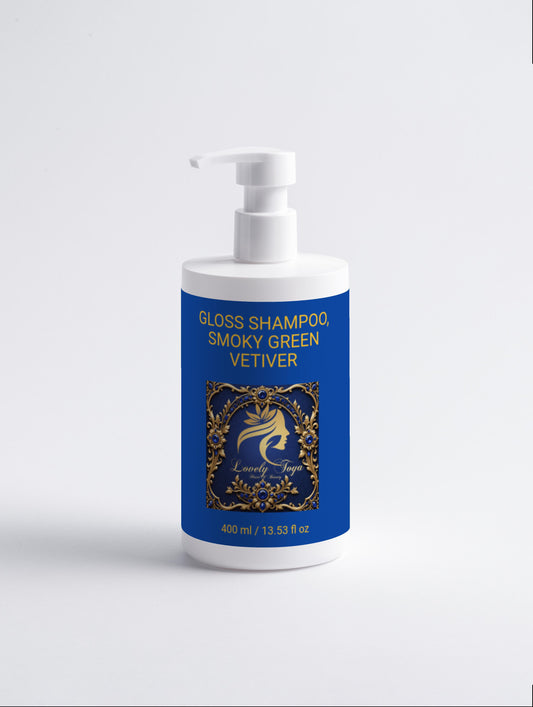 Lovely Toya Gloss Shampoo, Smoky Green Vetiver - Hillery's Products & Services