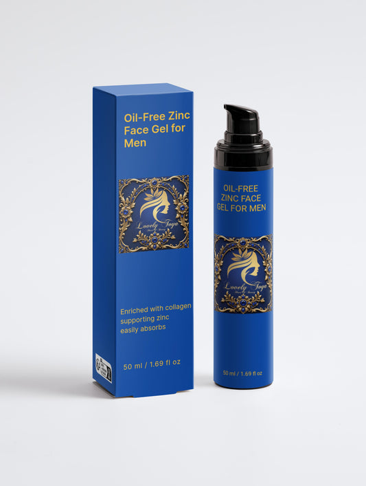Lovely Toya Oil-Free Zinc Face Gel for Men - Hillery's Products & Services