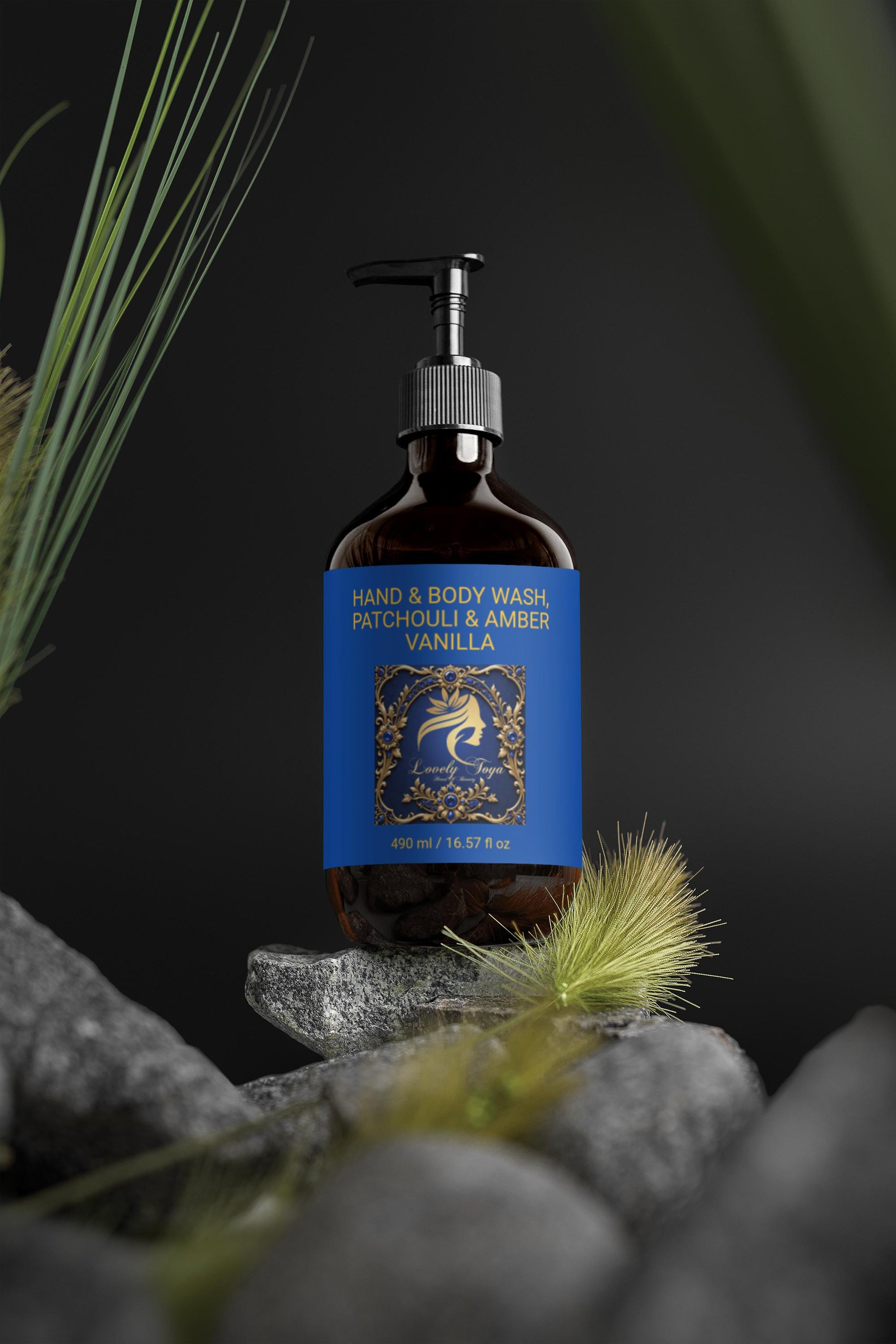 Lovely Toya Hand & Body Wash, Patchouli & Amber Vanilla - Hillery's Products & Services