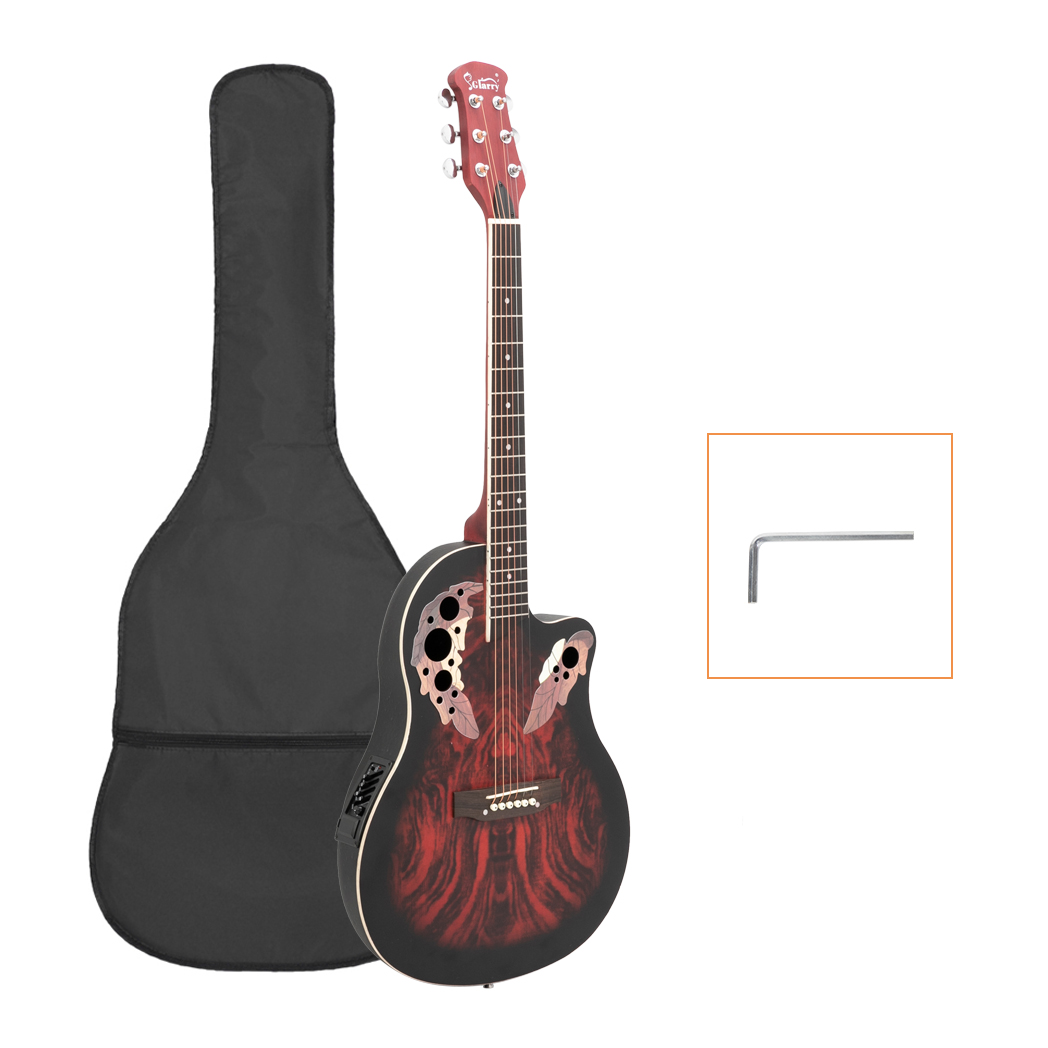 Glarry 41 inch Full-Size Cutaway Acoustic-Electric Guitar - Hillery's Products & Services