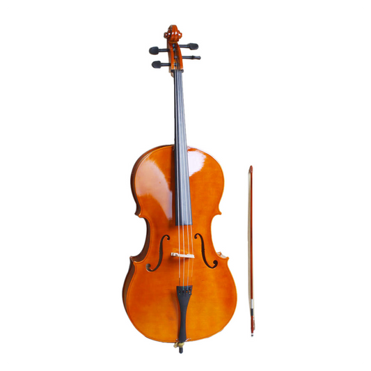 4/4 Wood Cello Bag Bow Rosin Bridge Natural  (Old code:50824597) - Hillery's Products & Services