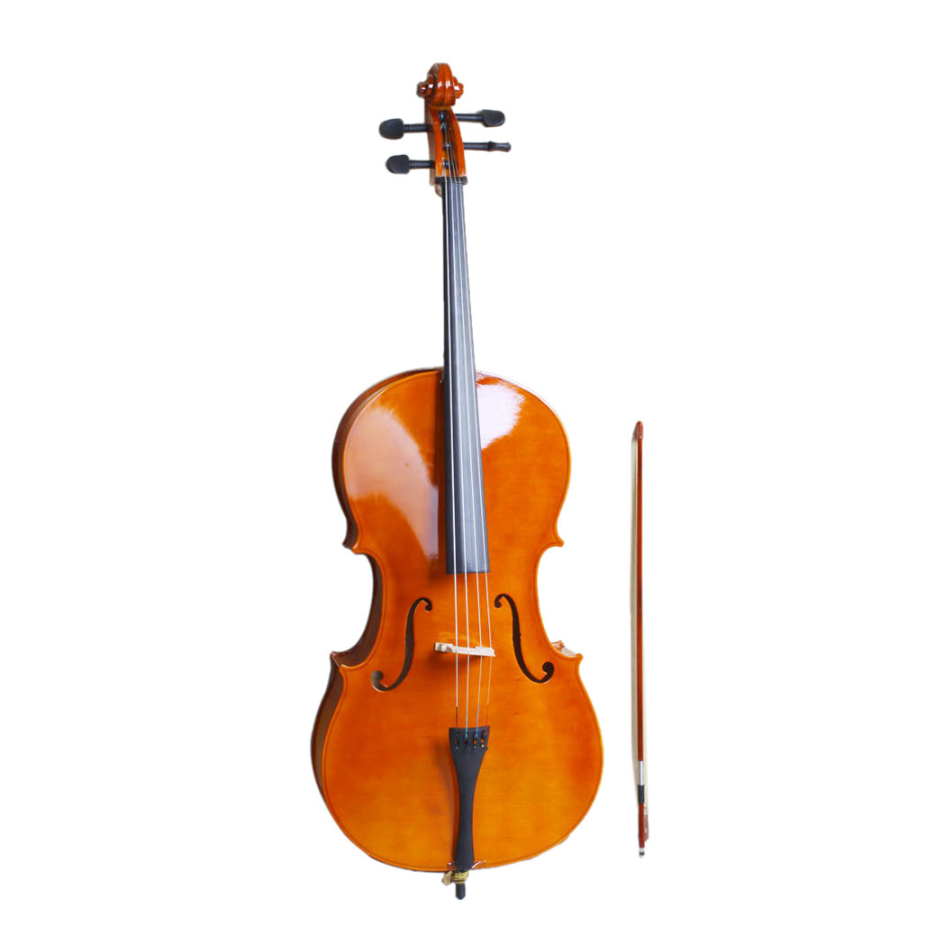4/4 Wood Cello Bag Bow Rosin Bridge Natural (Old code:50824597) - Hillery's Products & Services