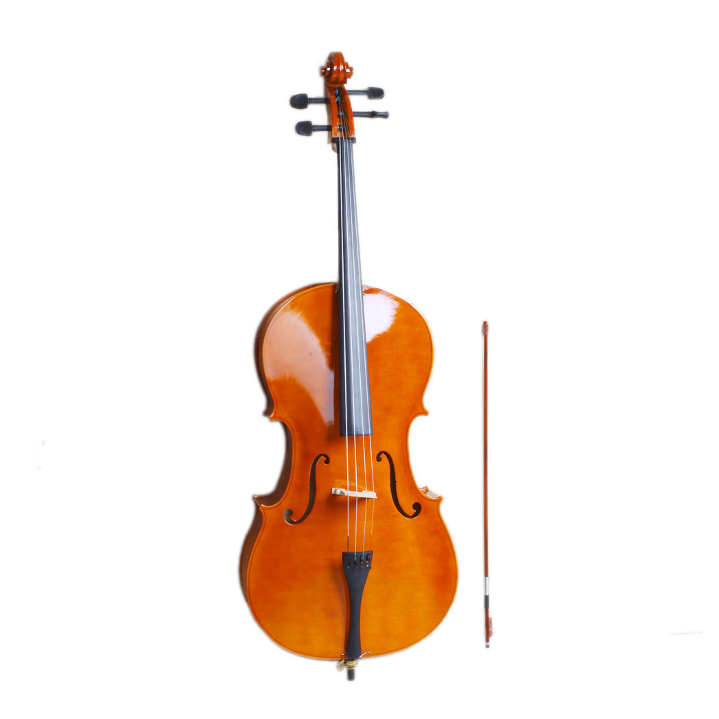 4/4 Wood Cello Bag Bow Rosin Bridge Natural (Old code:50824597) - Hillery's Products & Services