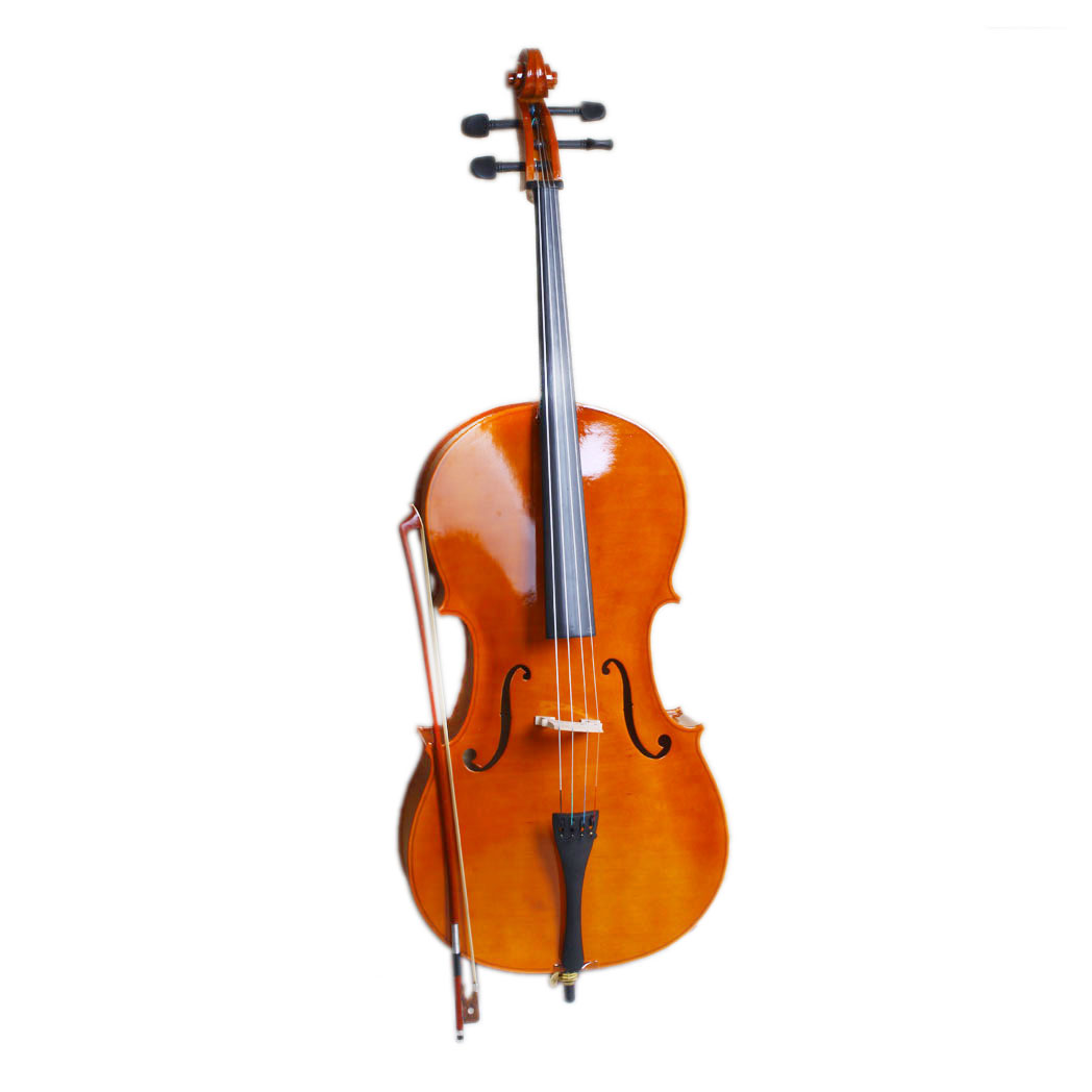 4/4 Wood Cello Bag Bow Rosin Bridge Natural (Old code:50824597) - Hillery's Products & Services