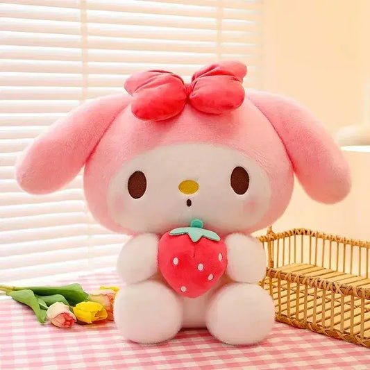 Sanrio Strawberry Kuromi Pillow Plush Toy - Hillery's Products & Services