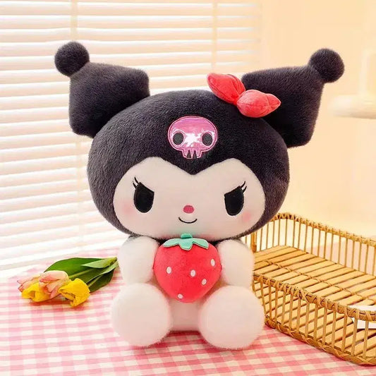 Sanrio Strawberry Kuromi Pillow Plush Toy Girls - Hillery's Products & Services
