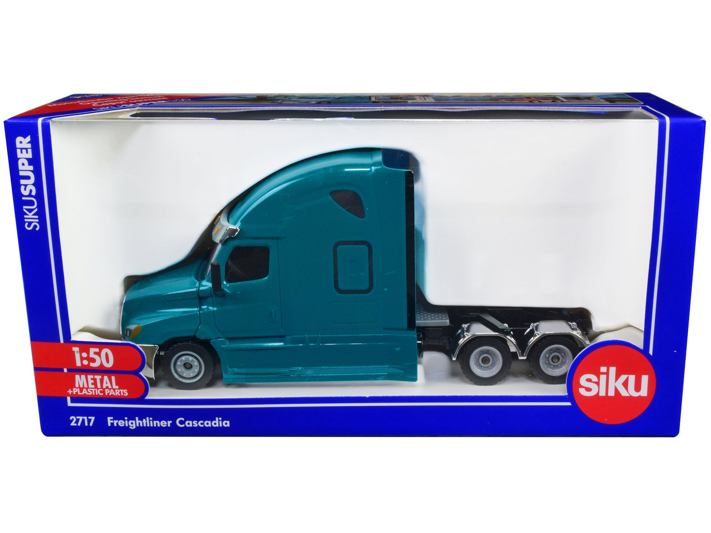 Freightliner Cascadia Tractor Truck Teal 1/50 Diecast Model by Siku - Hillery's Products & Services