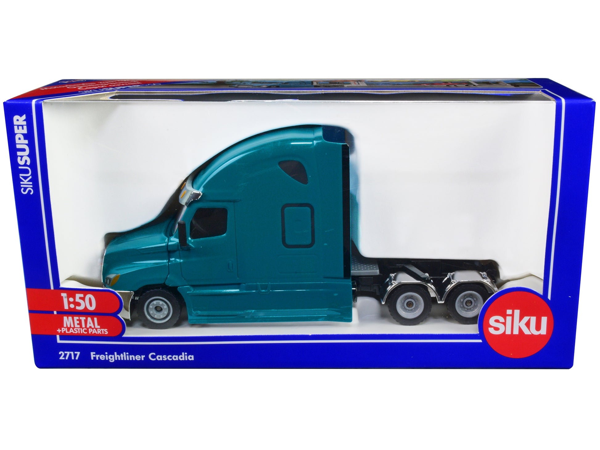Freightliner Cascadia Tractor Truck Teal 1/50 Diecast Model by Siku - Hillery's Products & Services