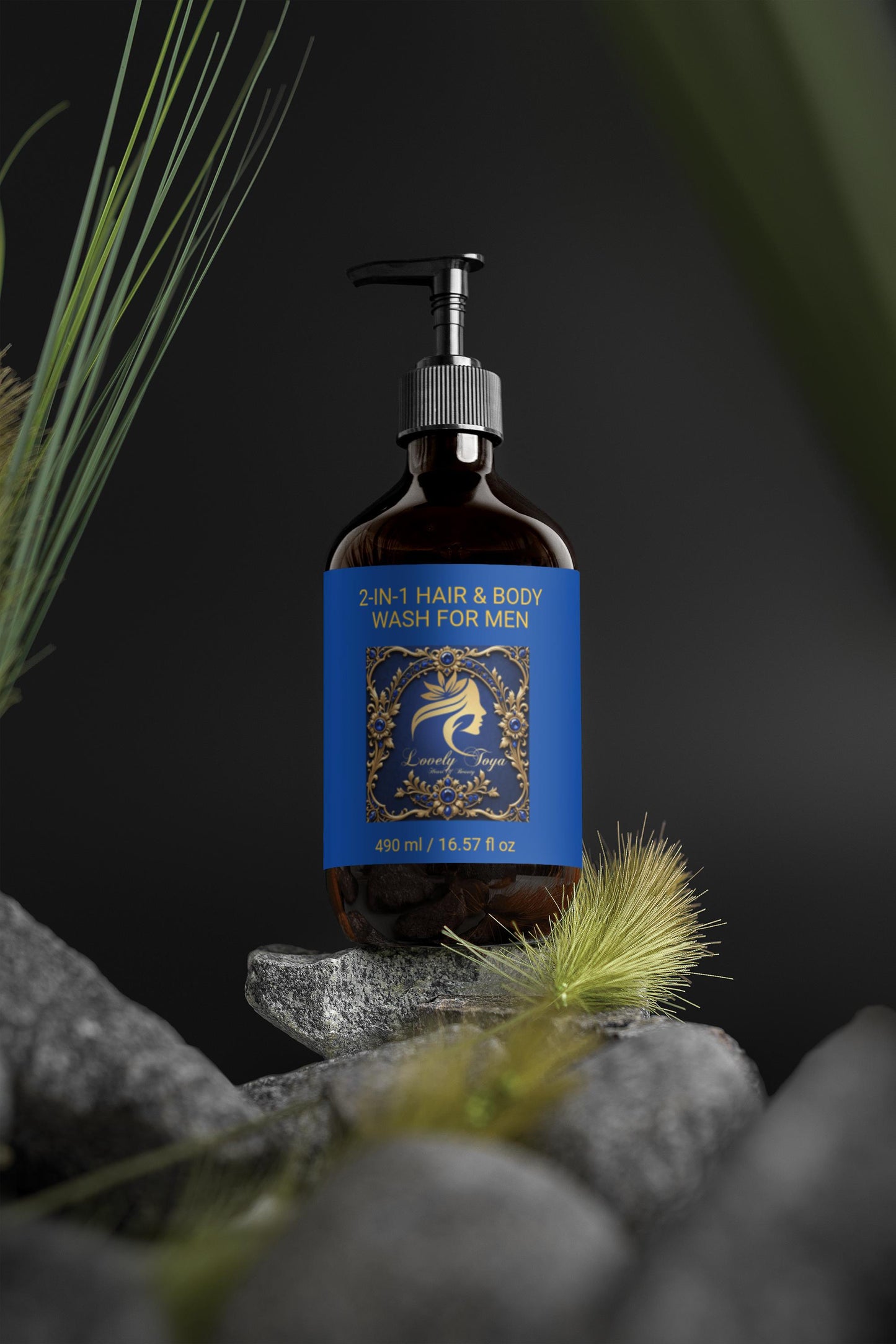 Lovely Toya 2-in-1 Hair & Body Wash for men - Hillery's Products & Services