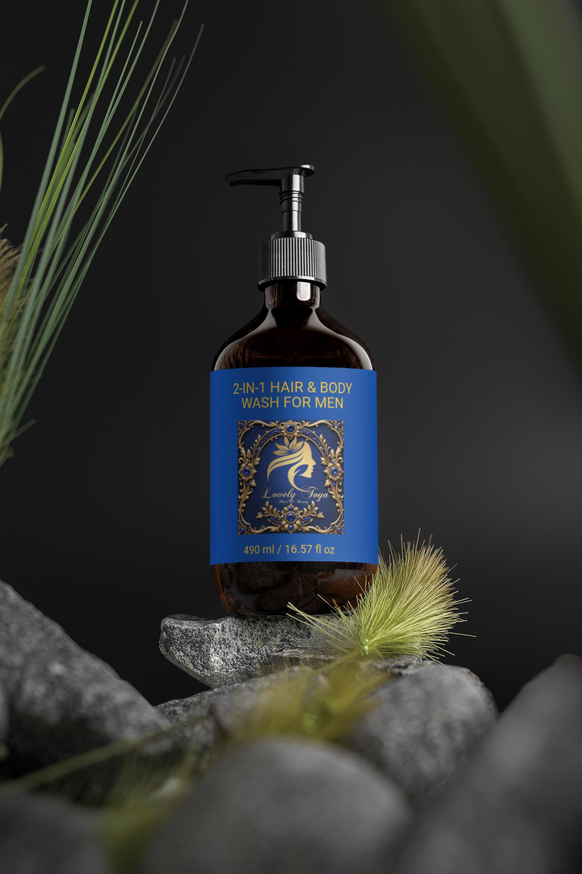Lovely Toya 2-in-1 Hair & Body Wash for men - Hillery's Products & Services