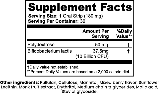 Lovely Toya Probiotic + Metabolism Strips - Hillery's Products & Services