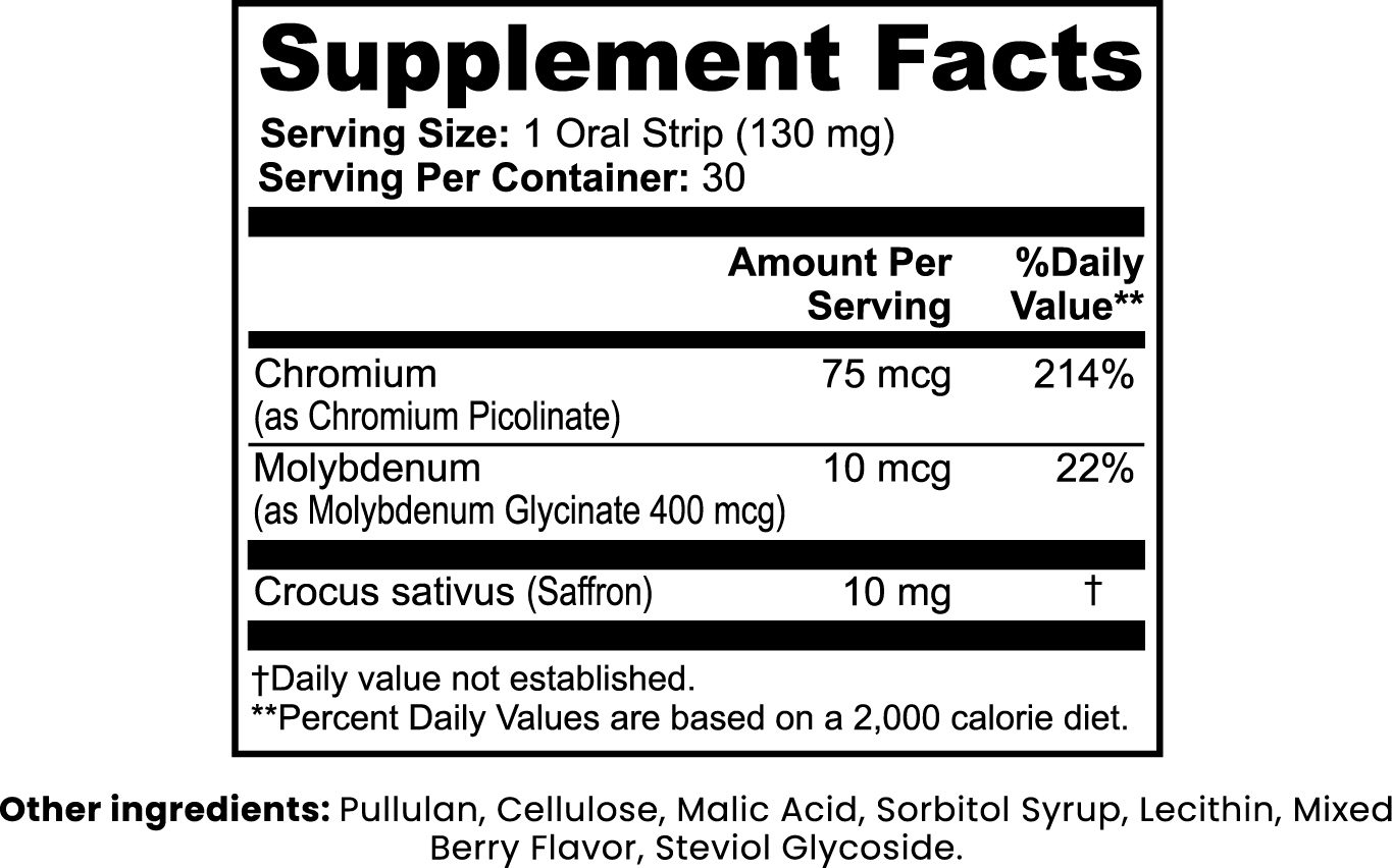 Lovely Toya Appetite Balance & Weight Support Strips - Hillery's Products & Services