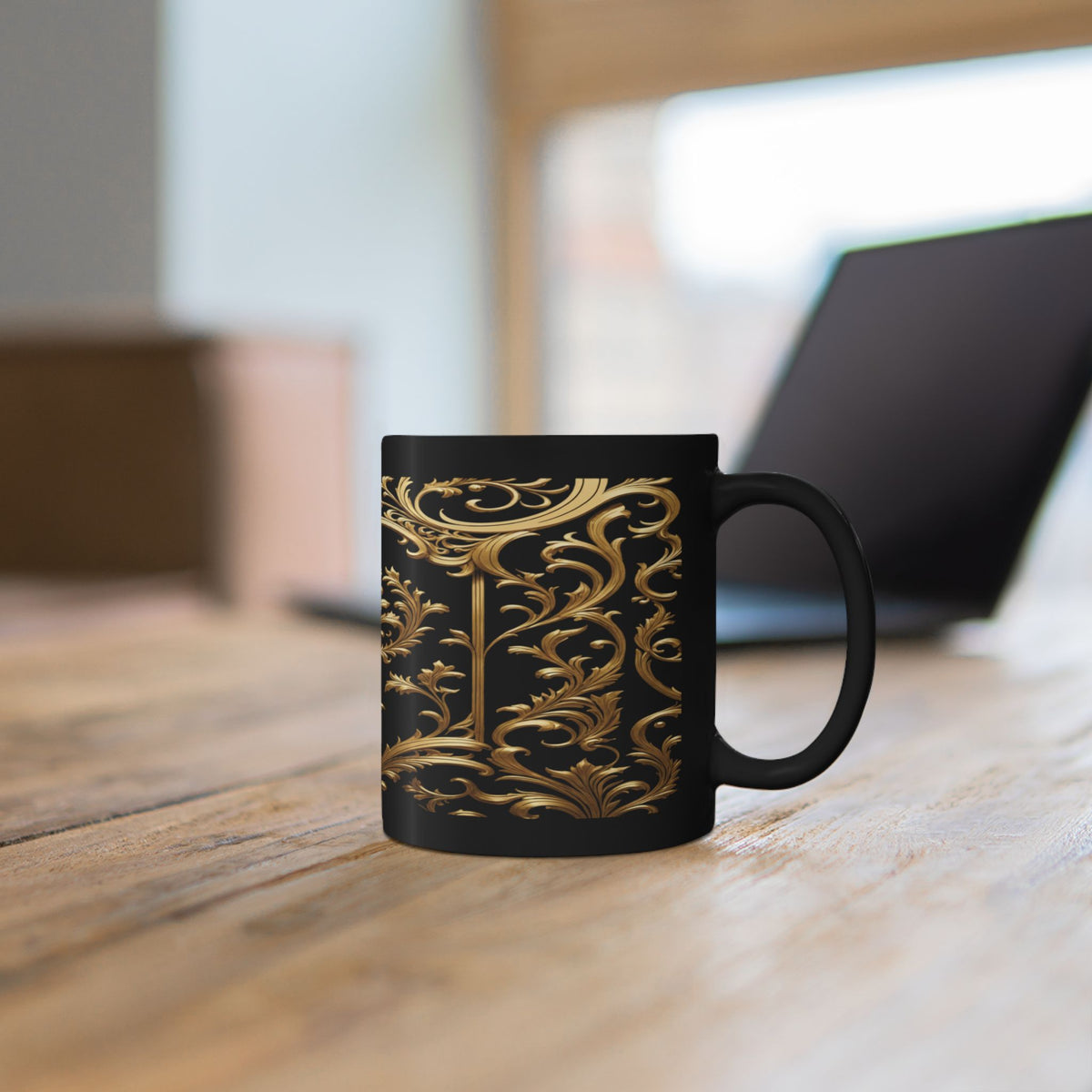 Elegant Gold & Black Mug (11oz, 15oz)