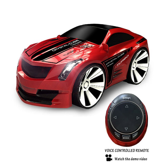 RED - Turbo Racer Voice Activated Remote Control Sports Car