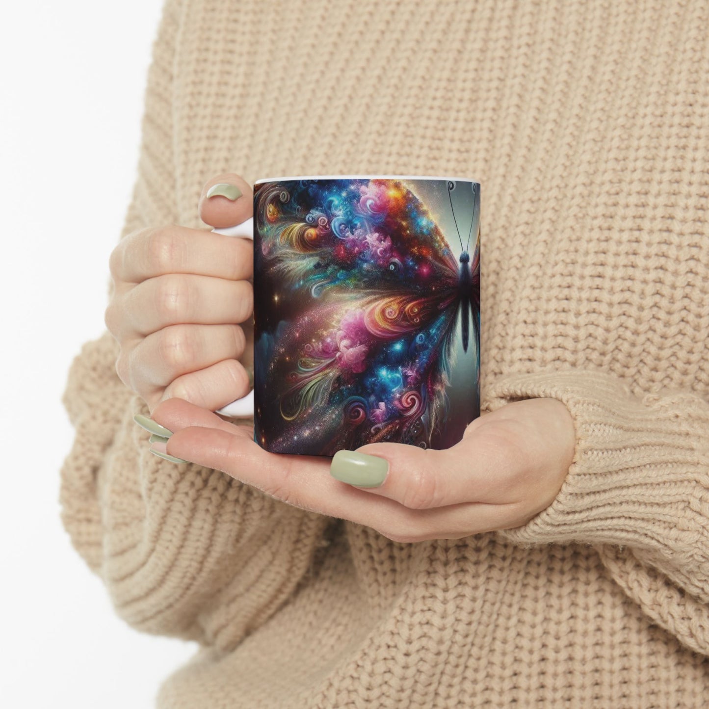 Buttertfly Magic Mug, (11oz, 15oz) - Hillery's Products & Services