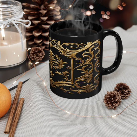 Elegant Gold & Black Mug (11oz, 15oz)