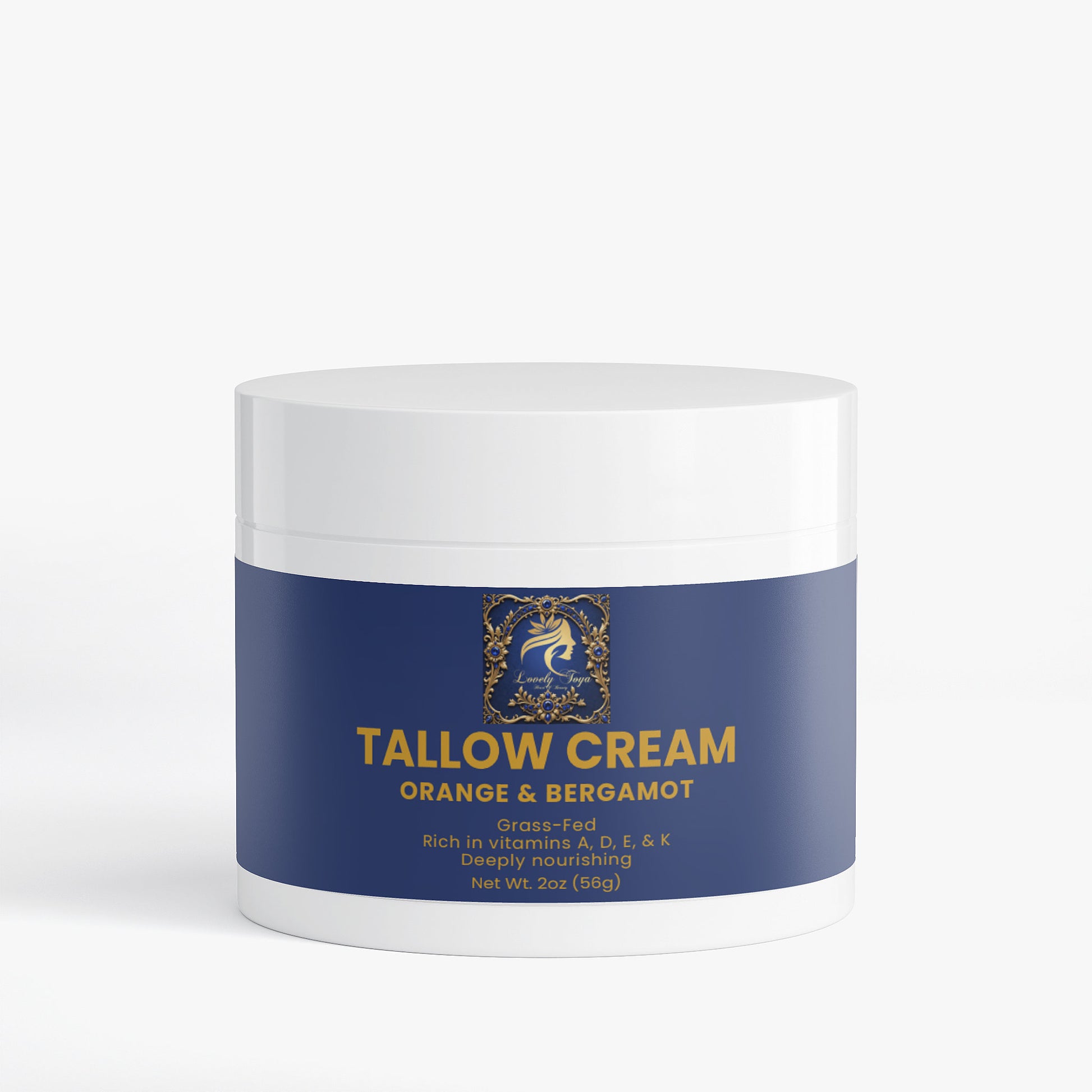 Lovely Toya Tallow Cream Orange & Bergamot - Hillery's Products & Services
