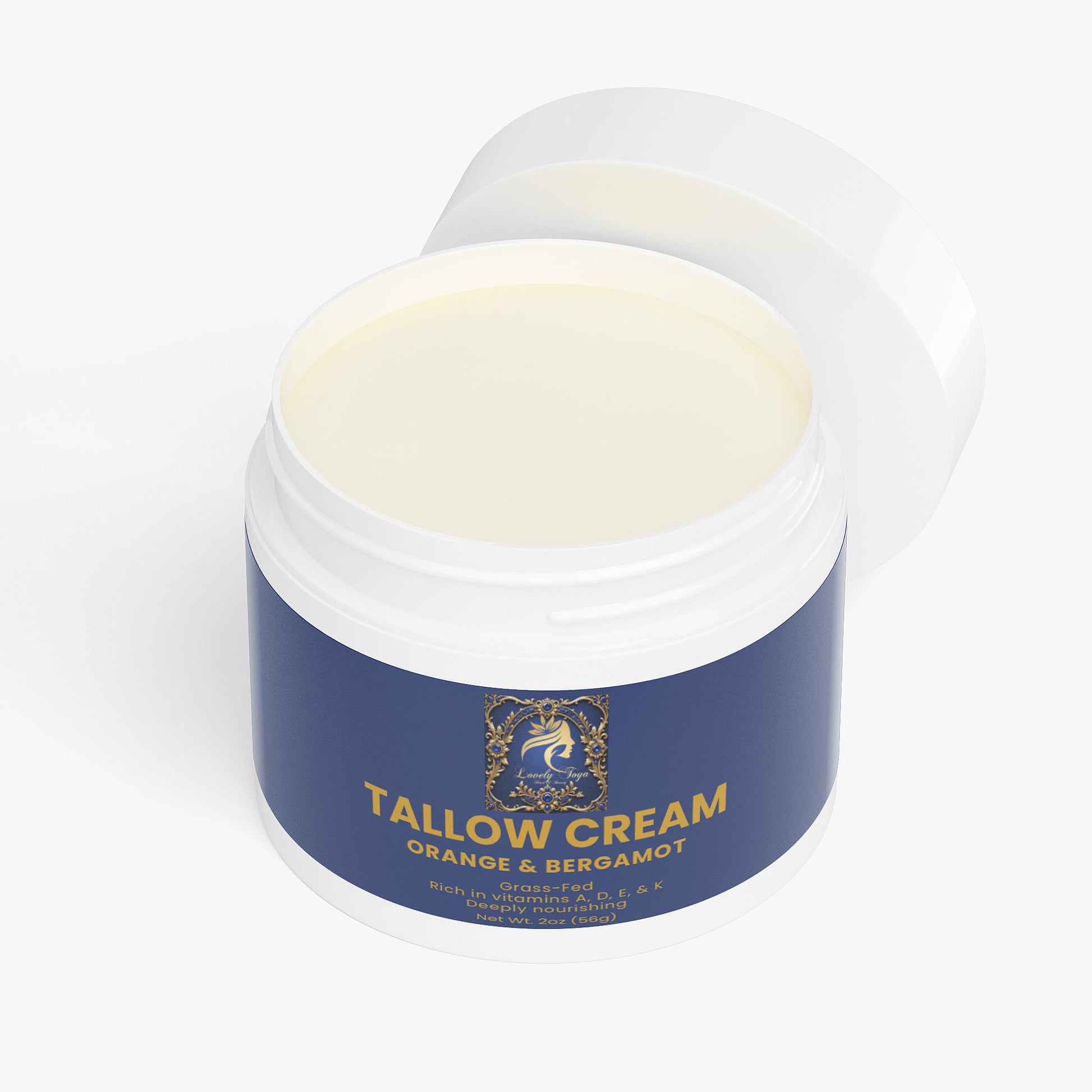 Lovely Toya Tallow Cream Orange & Bergamot - Hillery's Products & Services