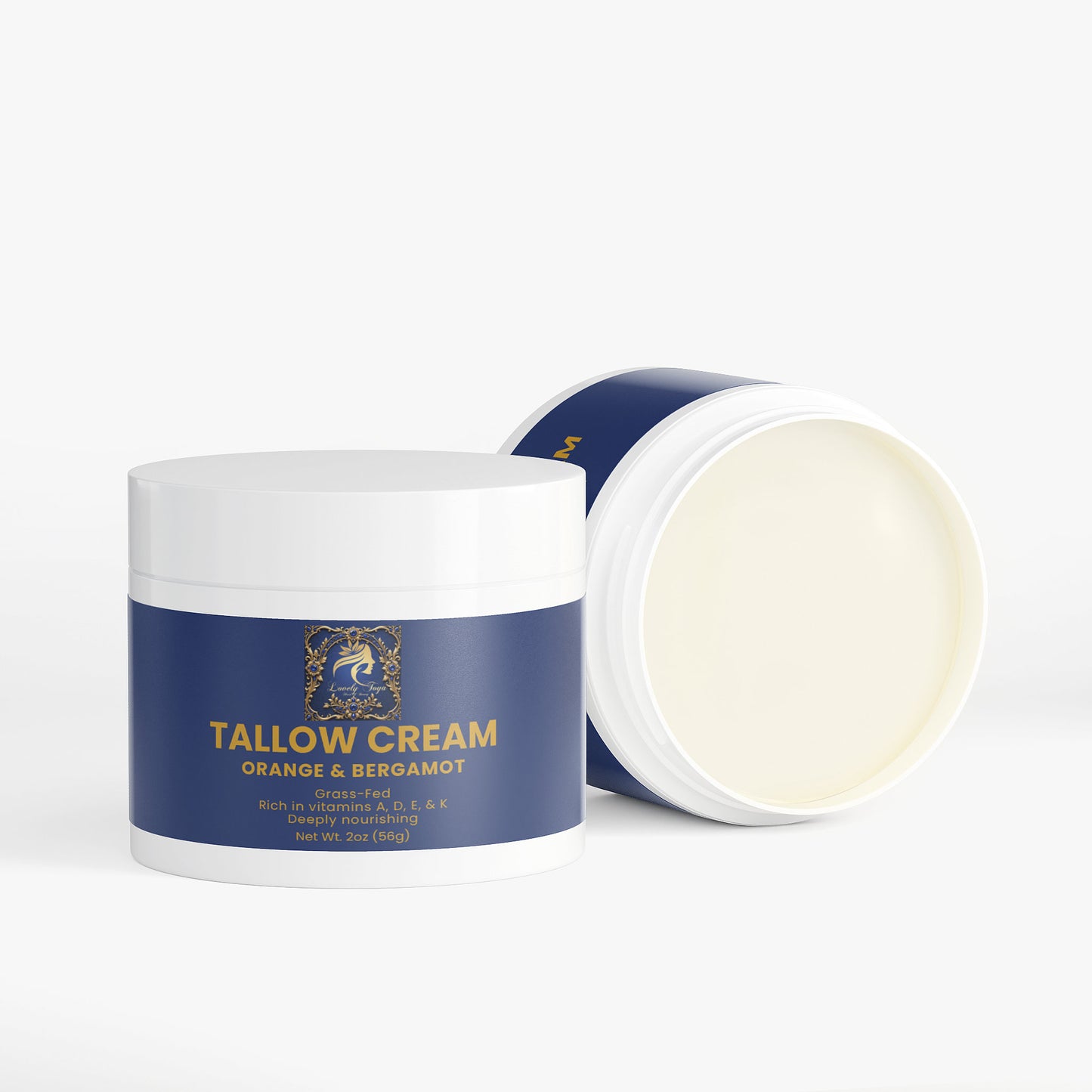 Lovely Toya Tallow Cream Orange & Bergamot - Hillery's Products & Services