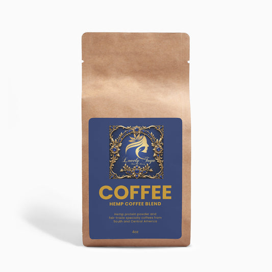 Lovely Toya  Hemp Coffee Blend - Medium Roast 4oz - Hillery's Products & Services