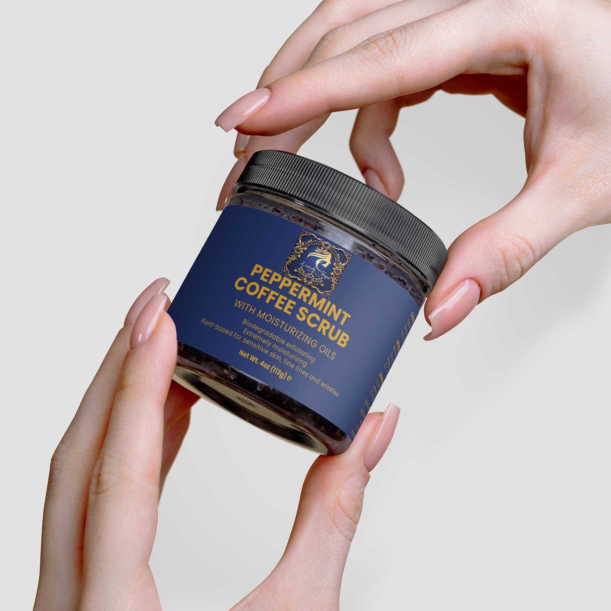 Lovely Toya Peppermint Coffee Scrub - Hillery's Products & Services