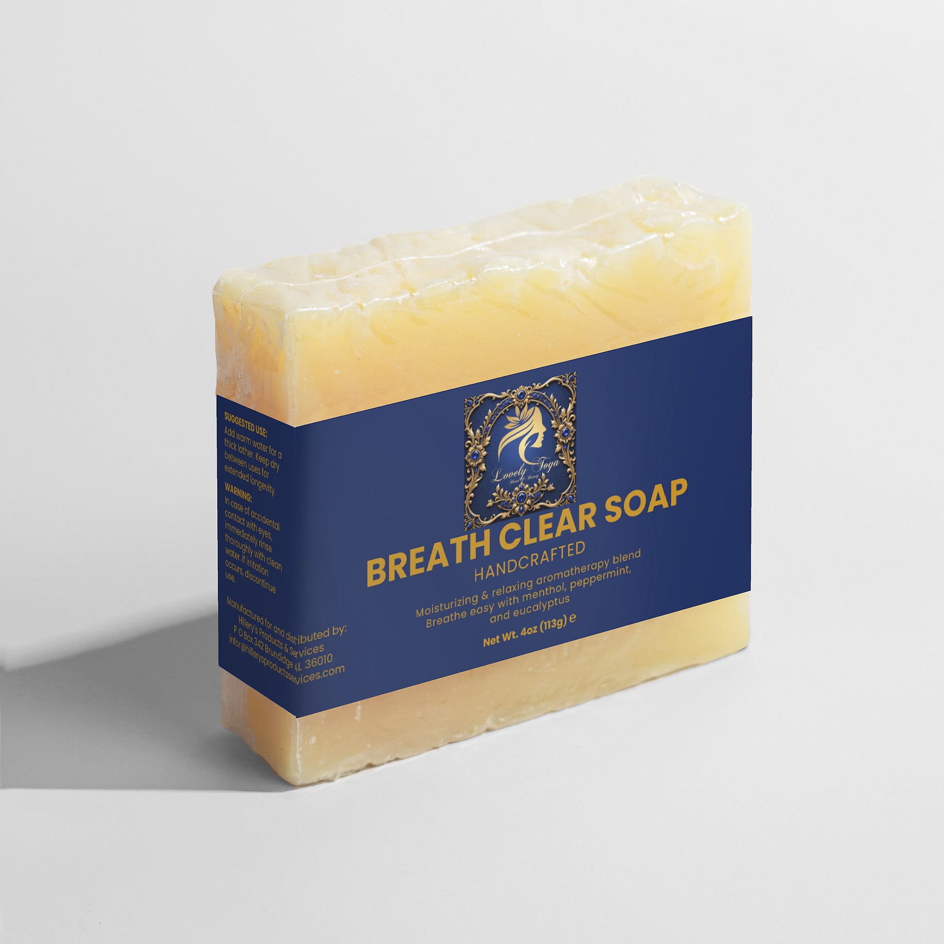 Lovely Toya Breathe Clear Soap - Hillery's Products & Services