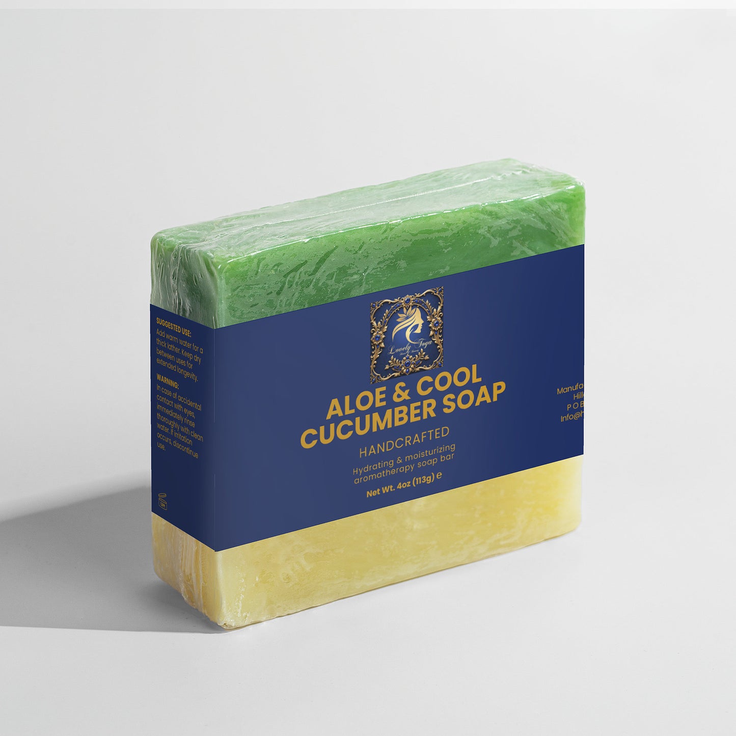 Lovely Toya Aloe & Cool Cucumber Soap - Hillery's Products & Services