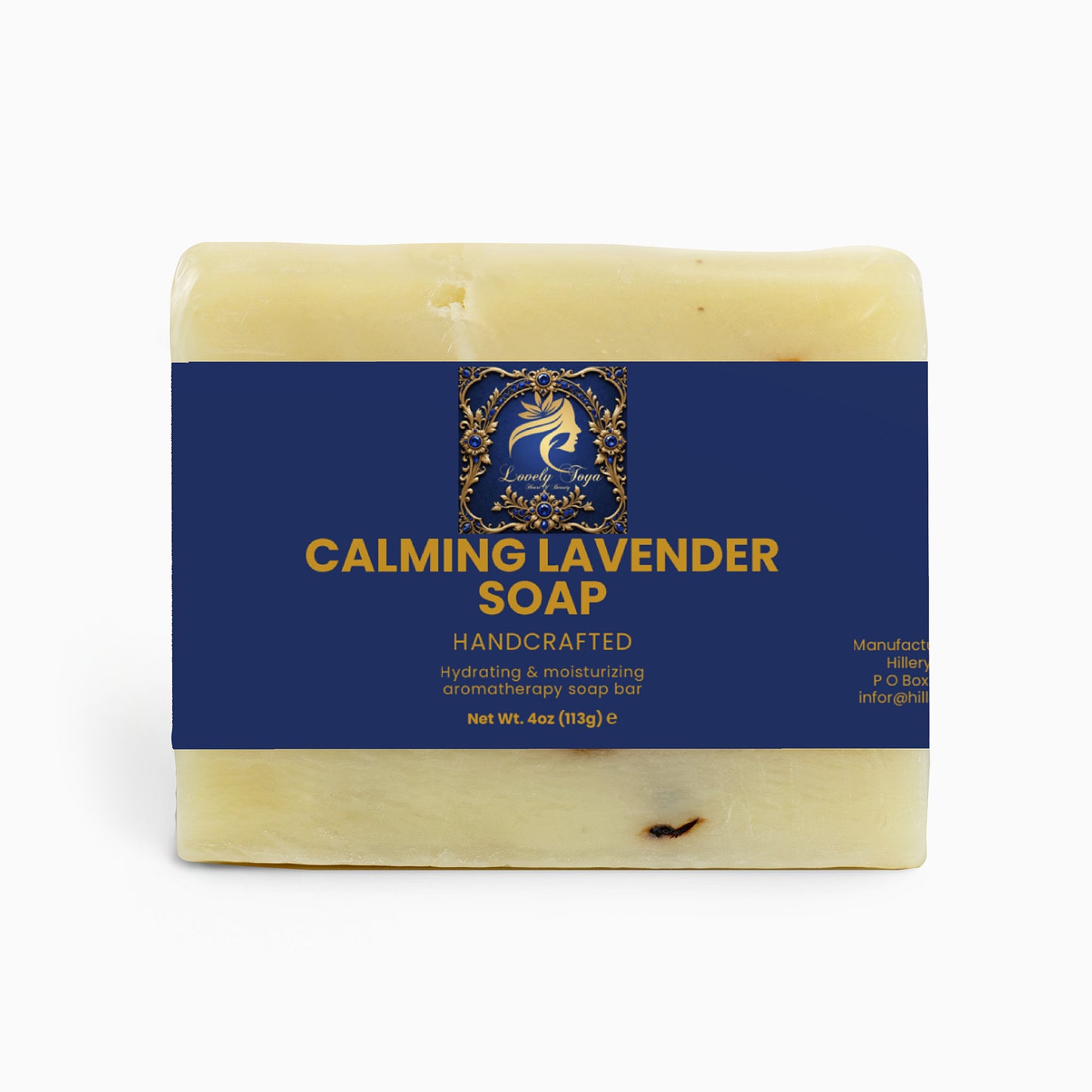 Lovely Toya Calming Lavender Soap - Hillery's Products & Services