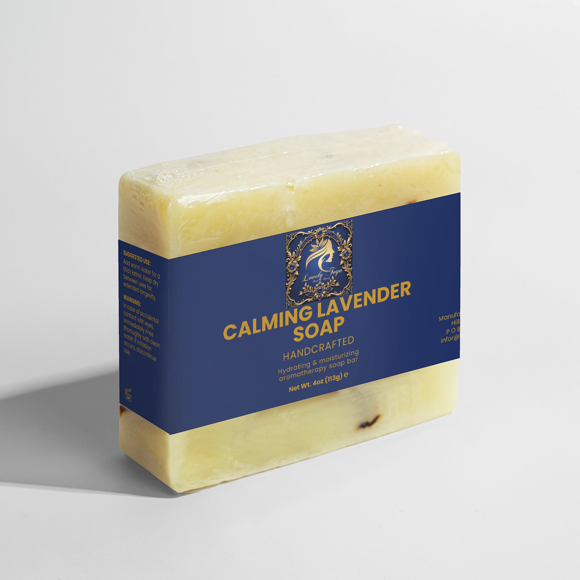 Lovely Toya Calming Lavender Soap - Hillery's Products & Services