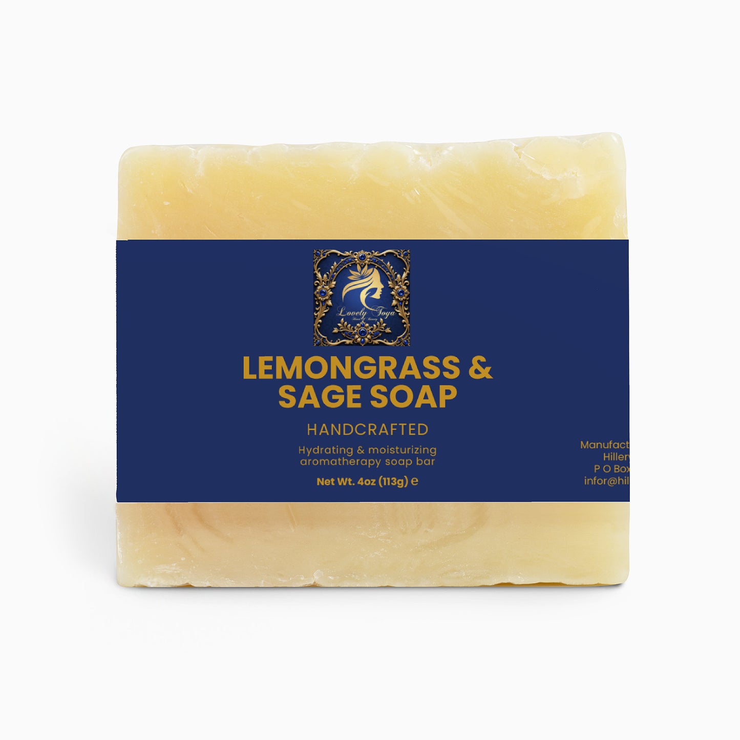 Lovely Toya Lemongrass & Sage Soap - Hillery's Products & Services