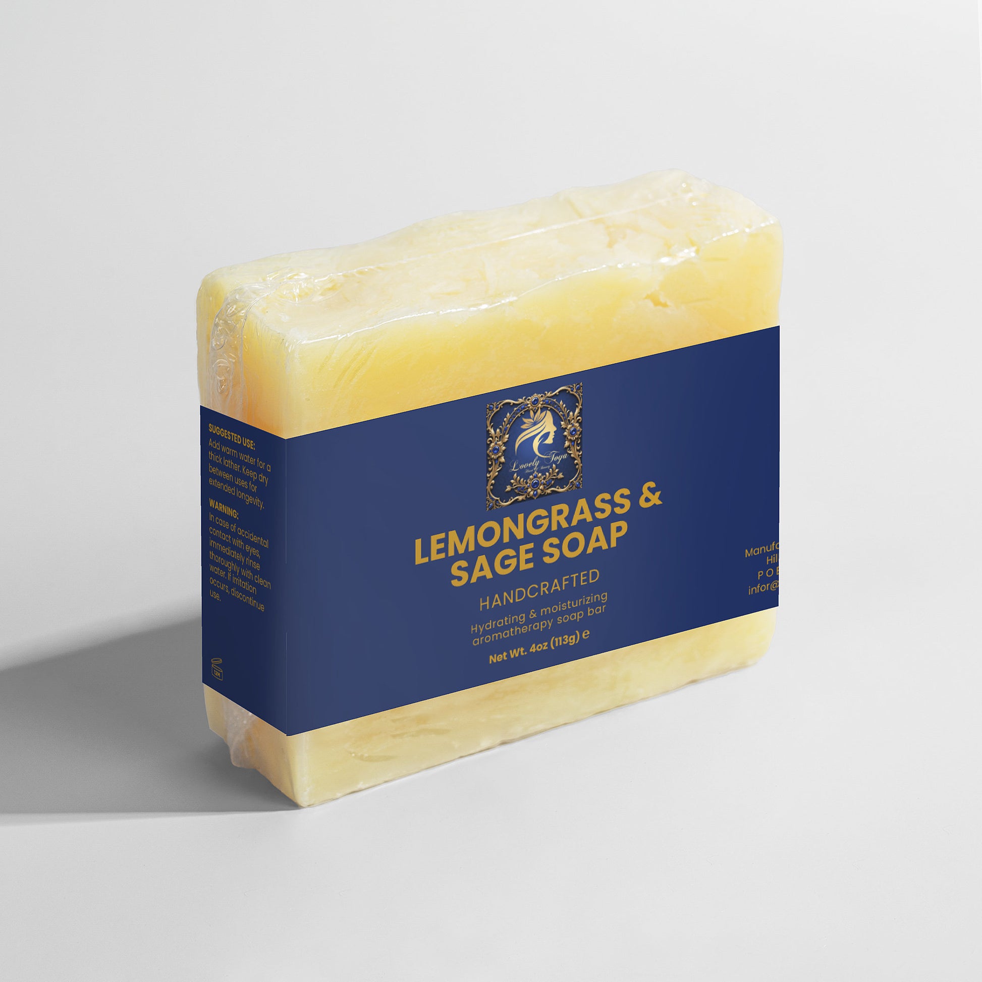 Lovely Toya Lemongrass & Sage Soap - Hillery's Products & Services