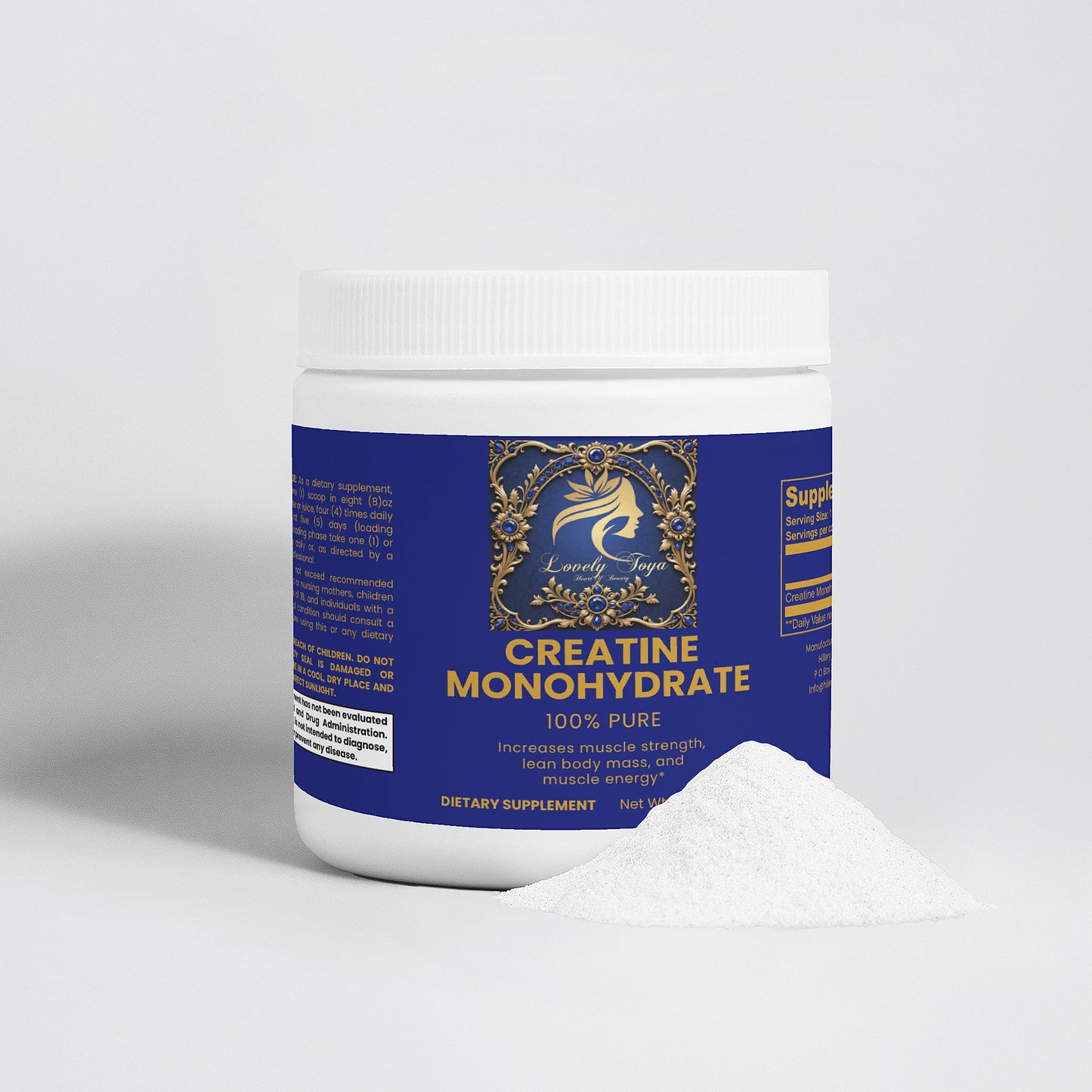 Lovely Toya Creatine Monohydrate - Hillery's Products & Services
