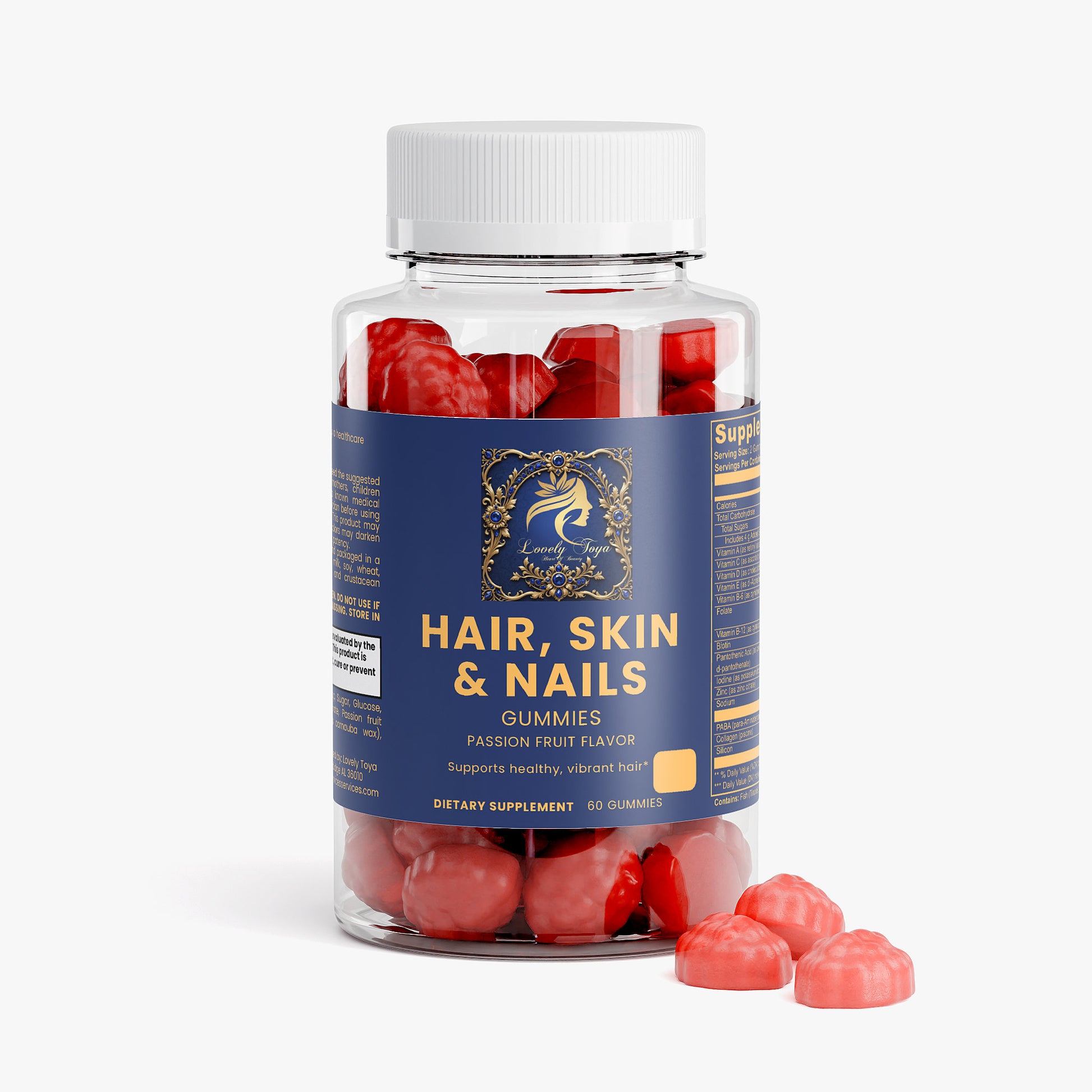 Lovely Toya Hair, Skin & Nails Gummies - Hillery's Products & Services