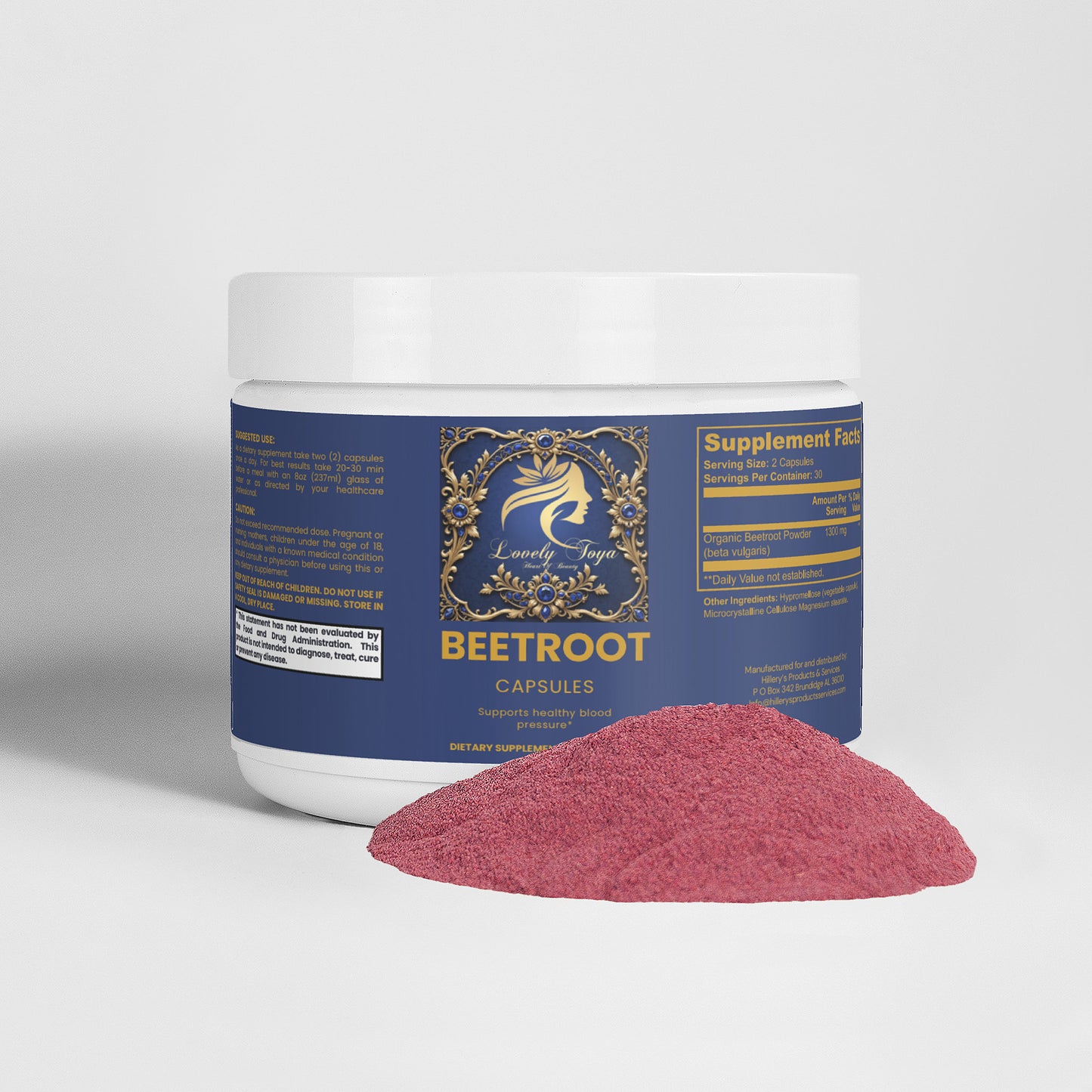 Lovely Toya Beetroot Powder - Hillery's Products & Services