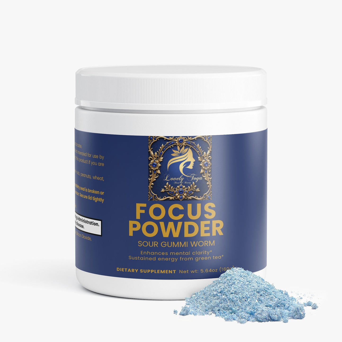 Lovely Toya Focus Powder (Sour Gummi Worm) - Hillery's Products & Services