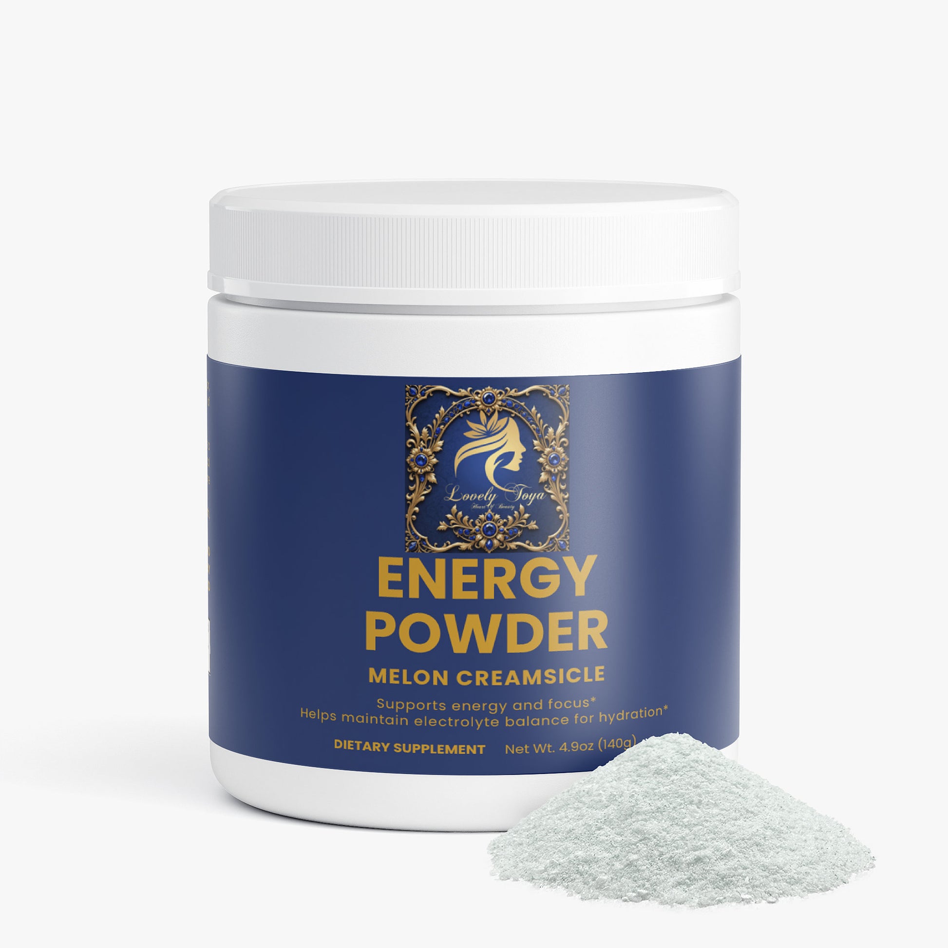 Lovely Toya Energy Powder (Melon Creamsicle) - Hillery's Products & Services