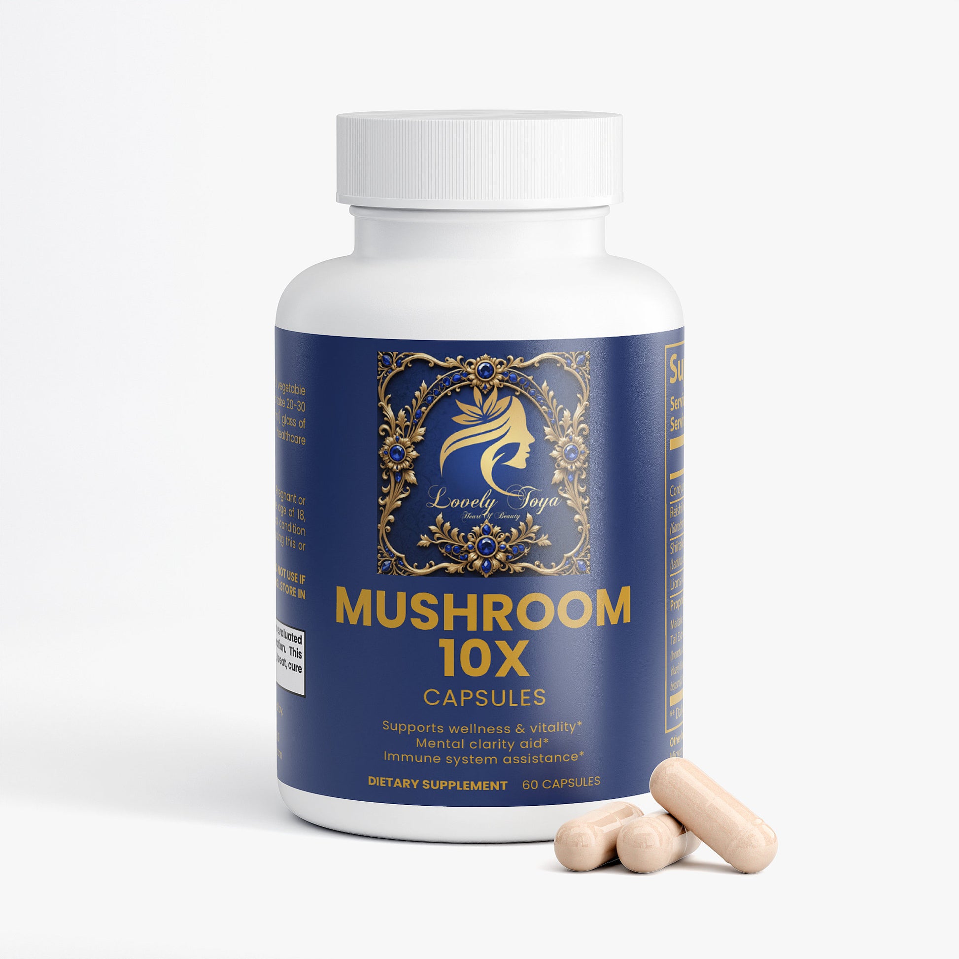 Lovely Toya Mushroom Complex 10 X - Hillery's Products & Services