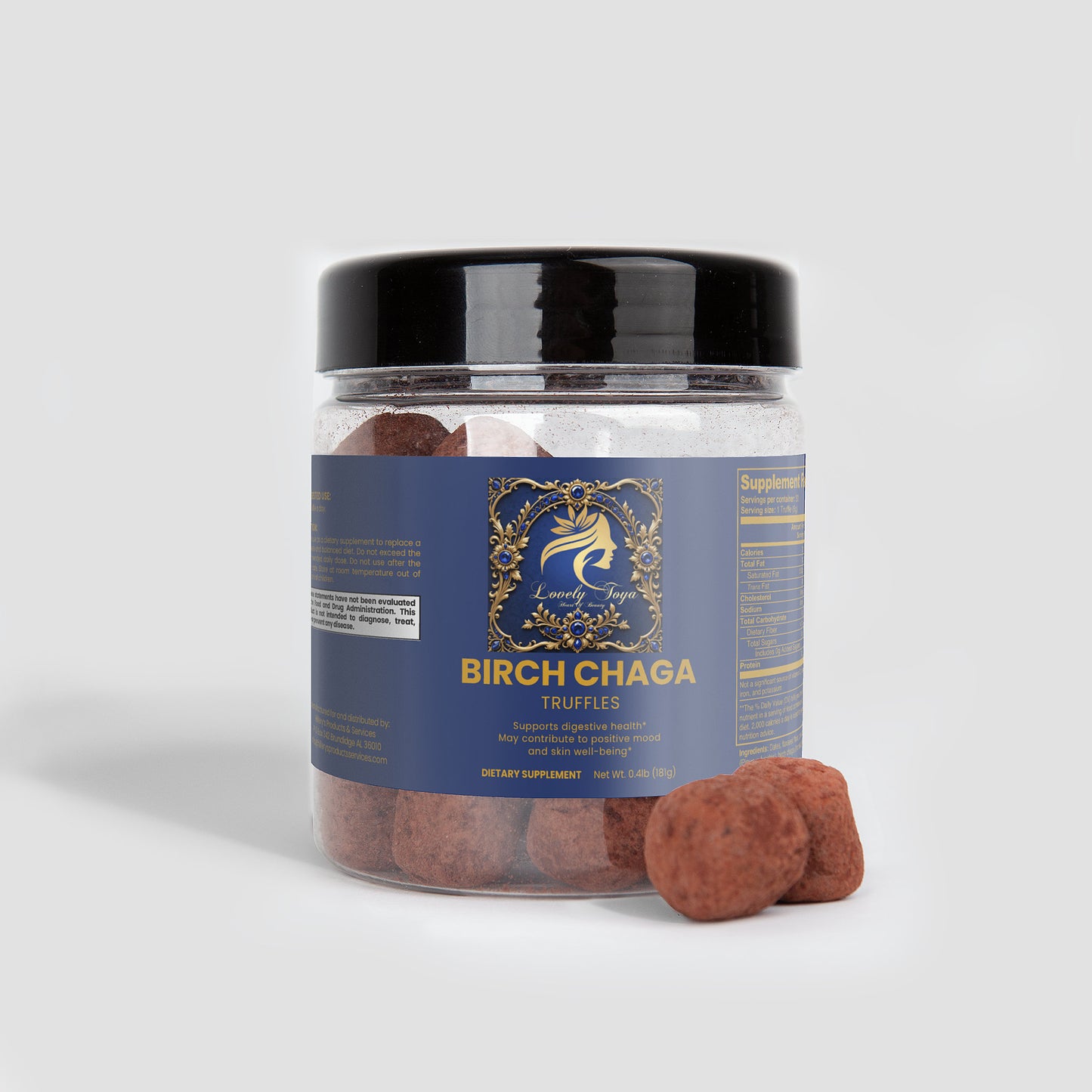 Lovely Toya Birch Chaga Truffles - Hillery's Products & Services