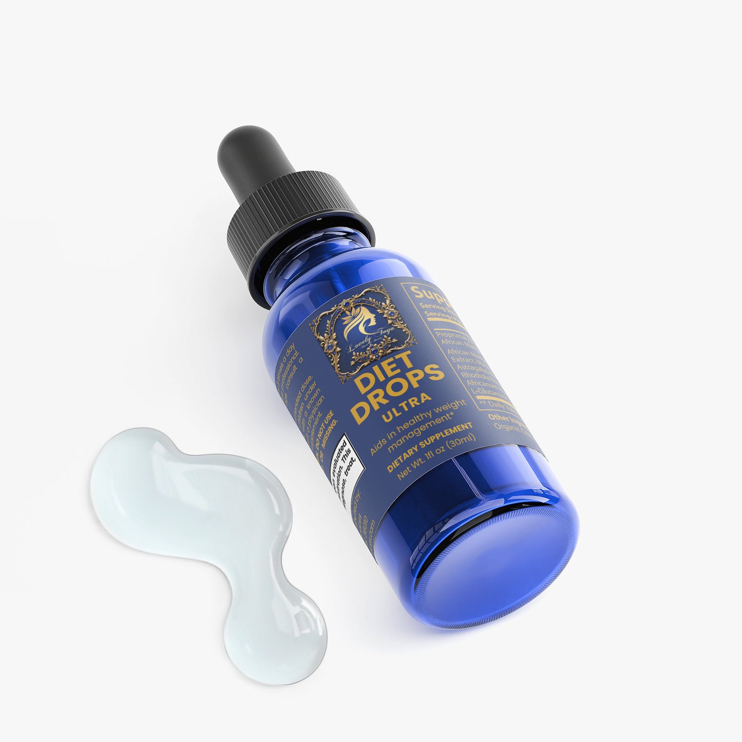 Lovely Toya Diet Drops Ultra 1 oz - Hillery's Products & Services