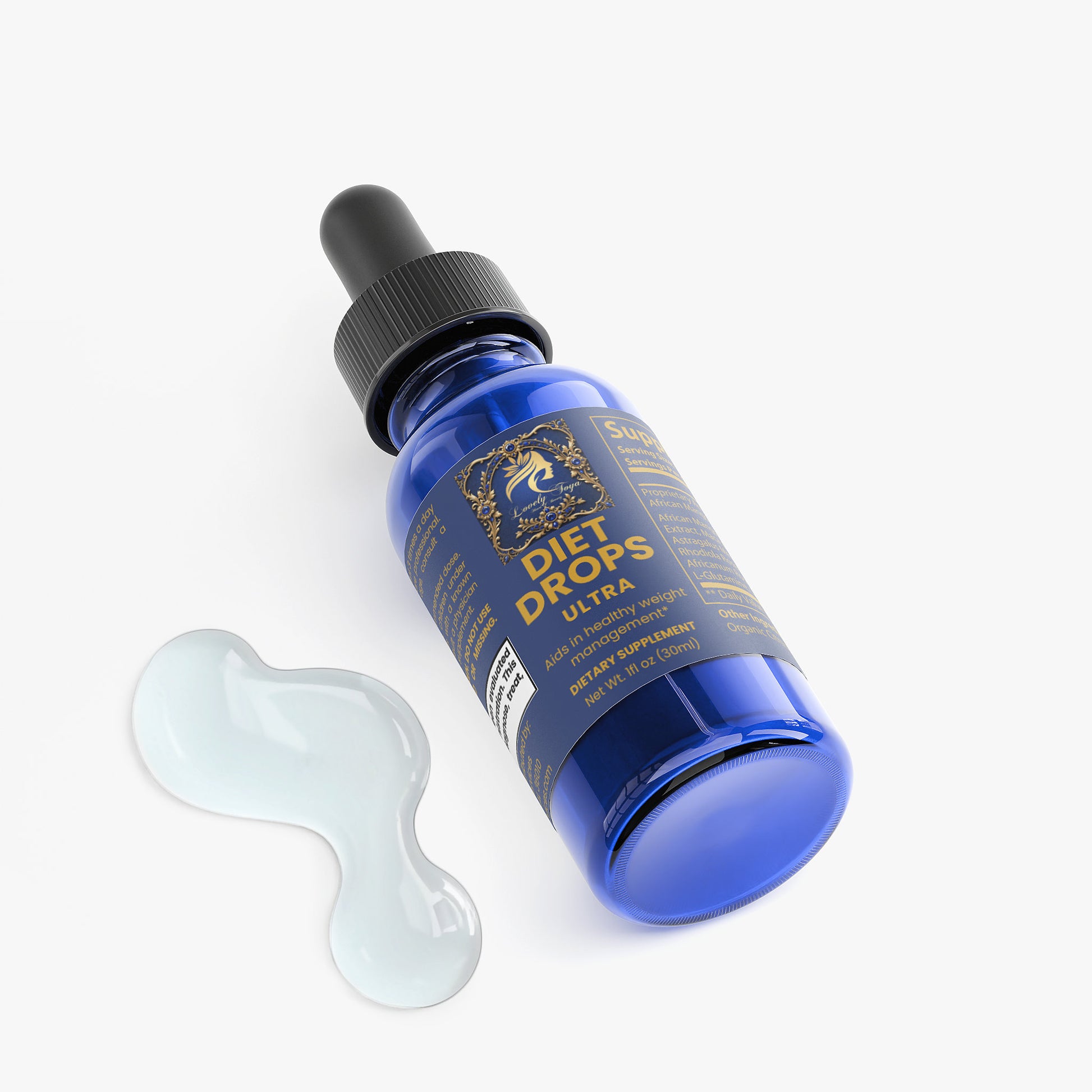 Lovely Toya Diet Drops Ultra 1 oz - Hillery's Products & Services